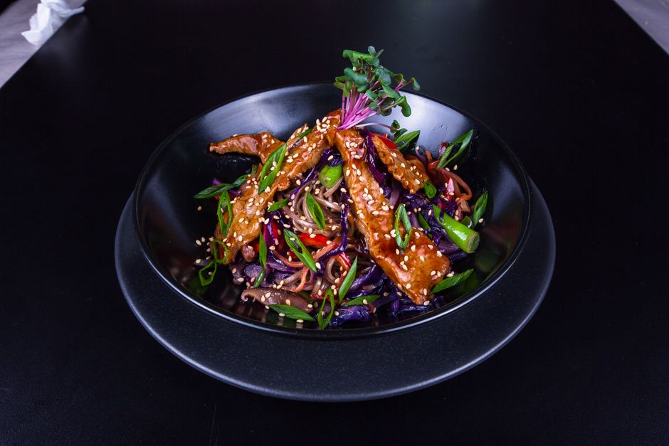 Chicken Stir-Fry with Noodles