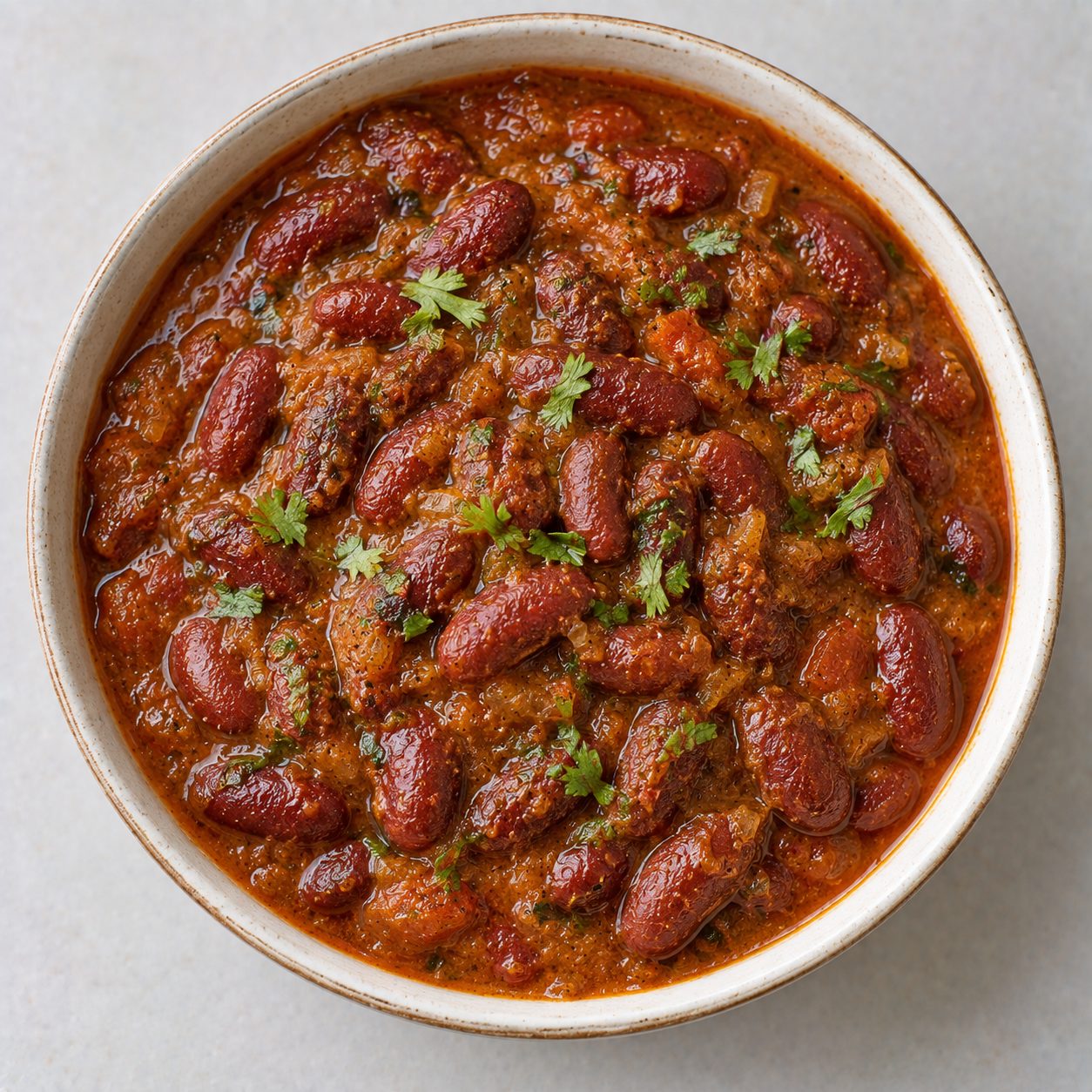 Kidney bean curry (Rajmah curry)