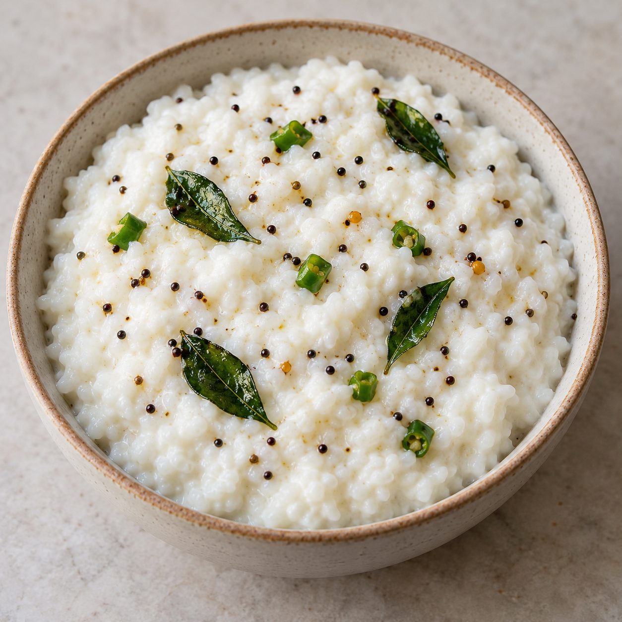 Curd rice (Dahi bhaat/Dahi chawal/ Perugu annam/Daddojanam/Thayir saadam)