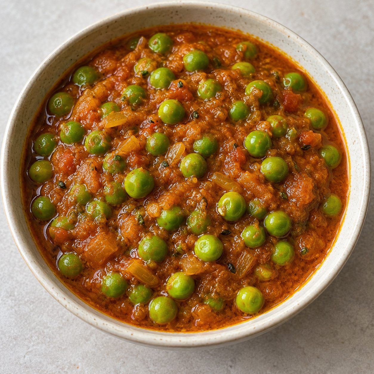 Pea curry (Matar ki sabzi)