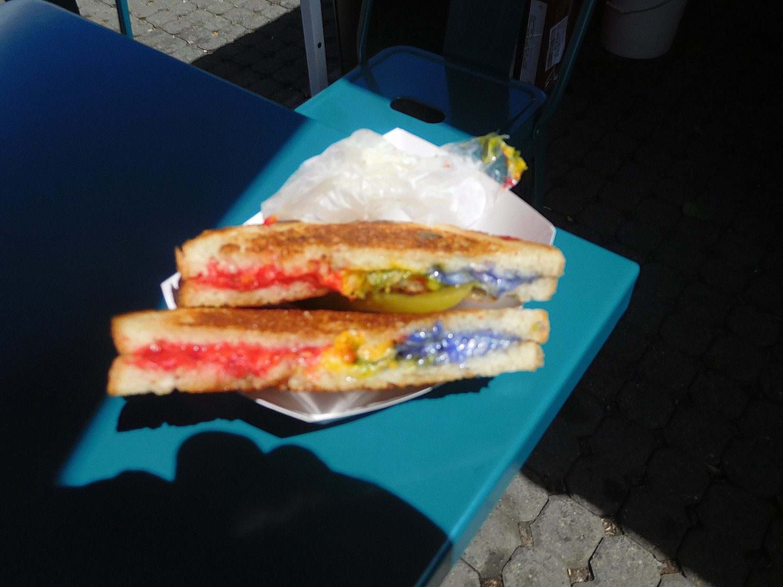 Rainbow sandwich