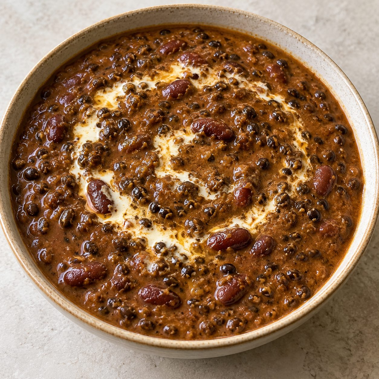 Moti mahal dal (Urad rajmah mix dal)