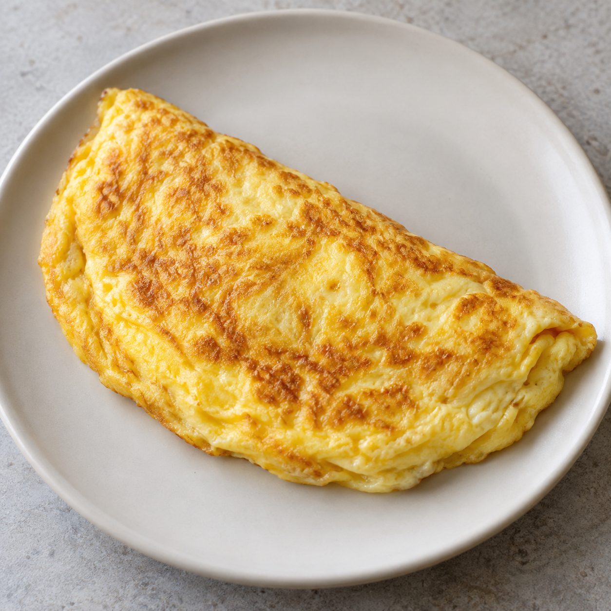 Plain omelette/omlet