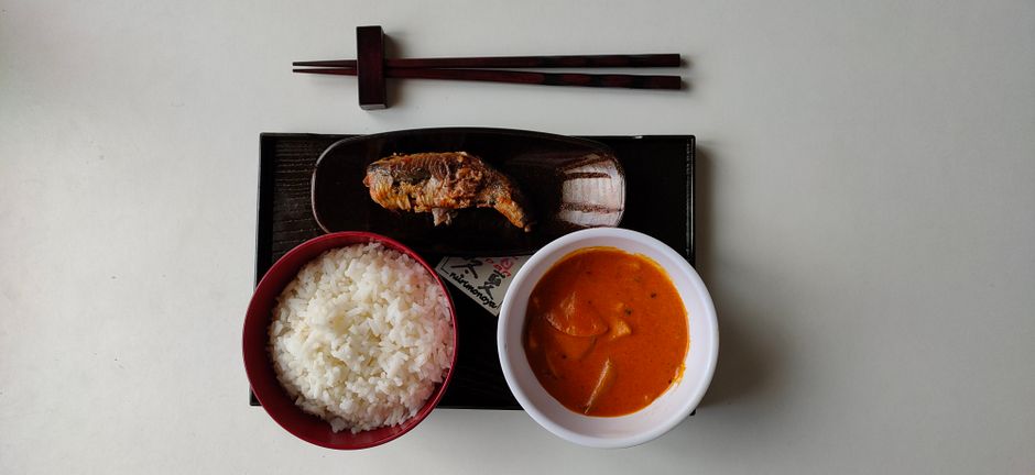 Fish Curry with Rice