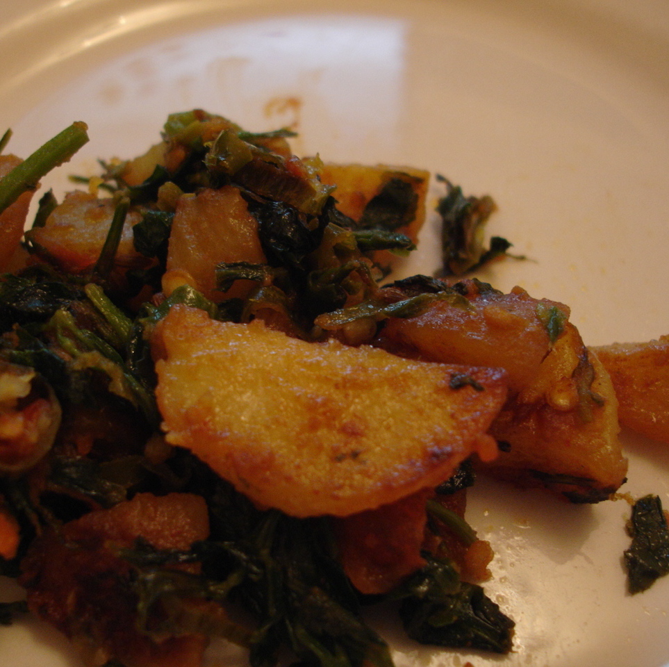 Potato fenugreek (Aloo methi)