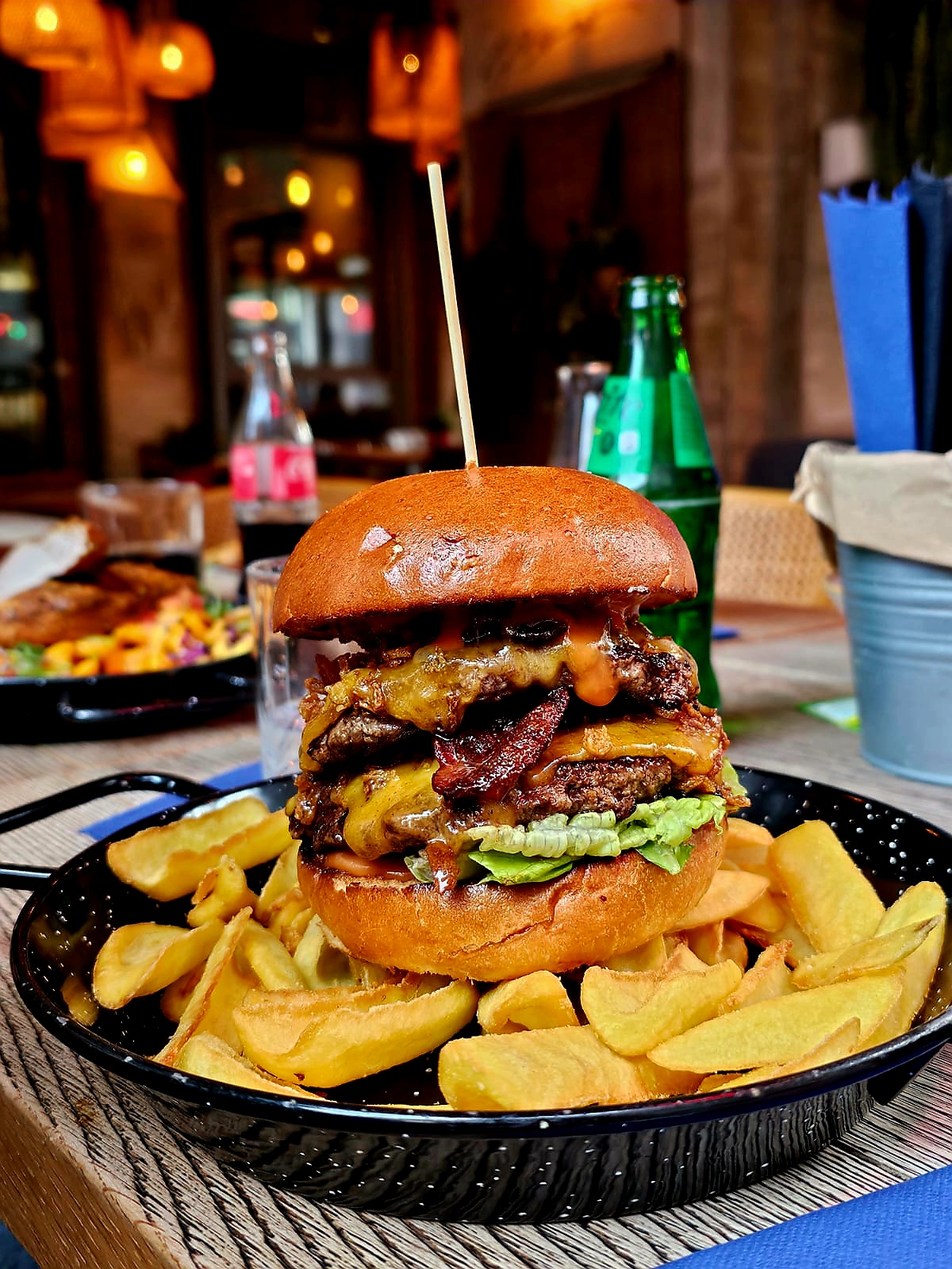 Veggie Burger + Baked Fries