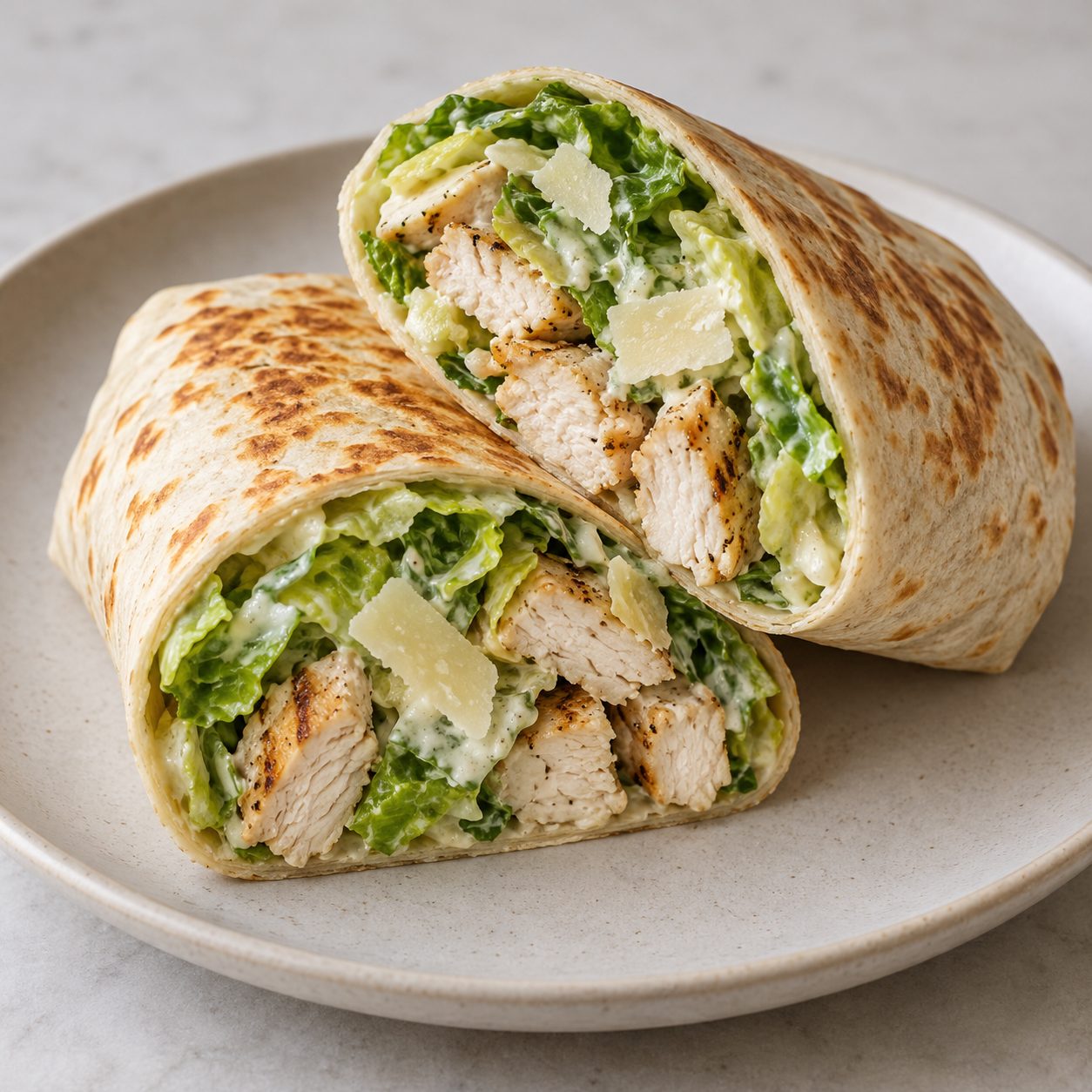 Chicken Caesar Salad Wrap