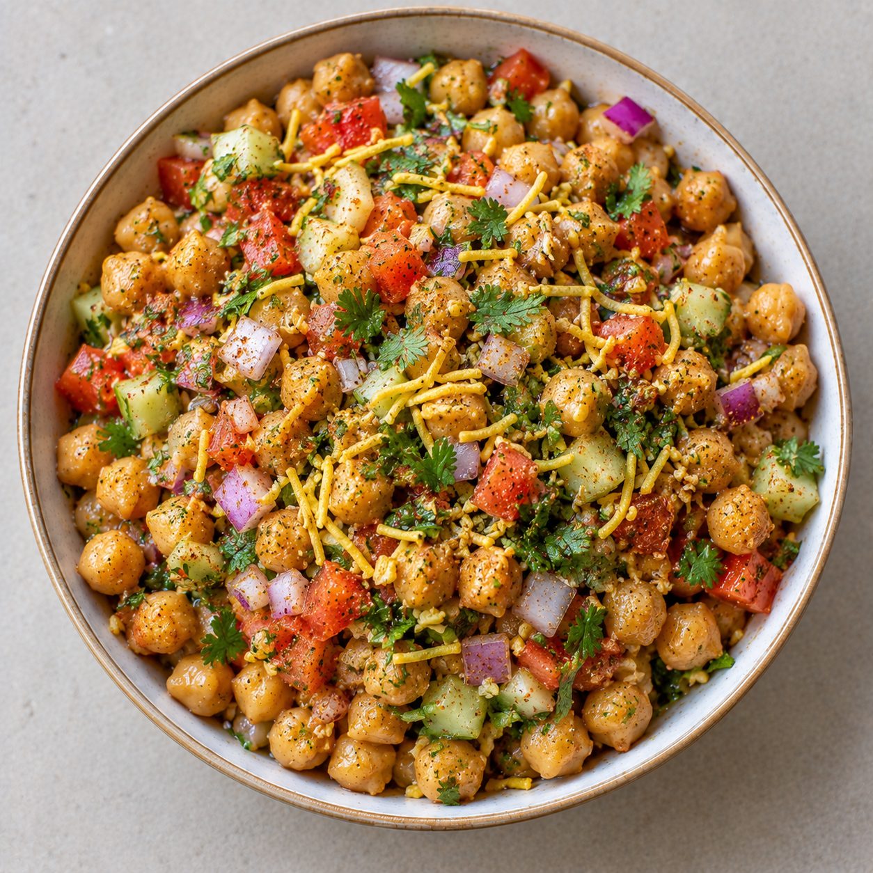 Chana Chaat Bowl