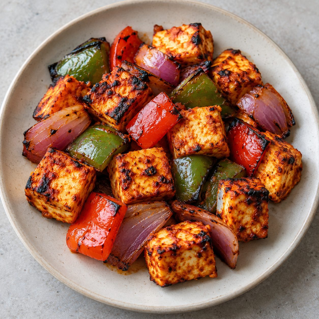 Grilled Tandoori Paneer + Veggies