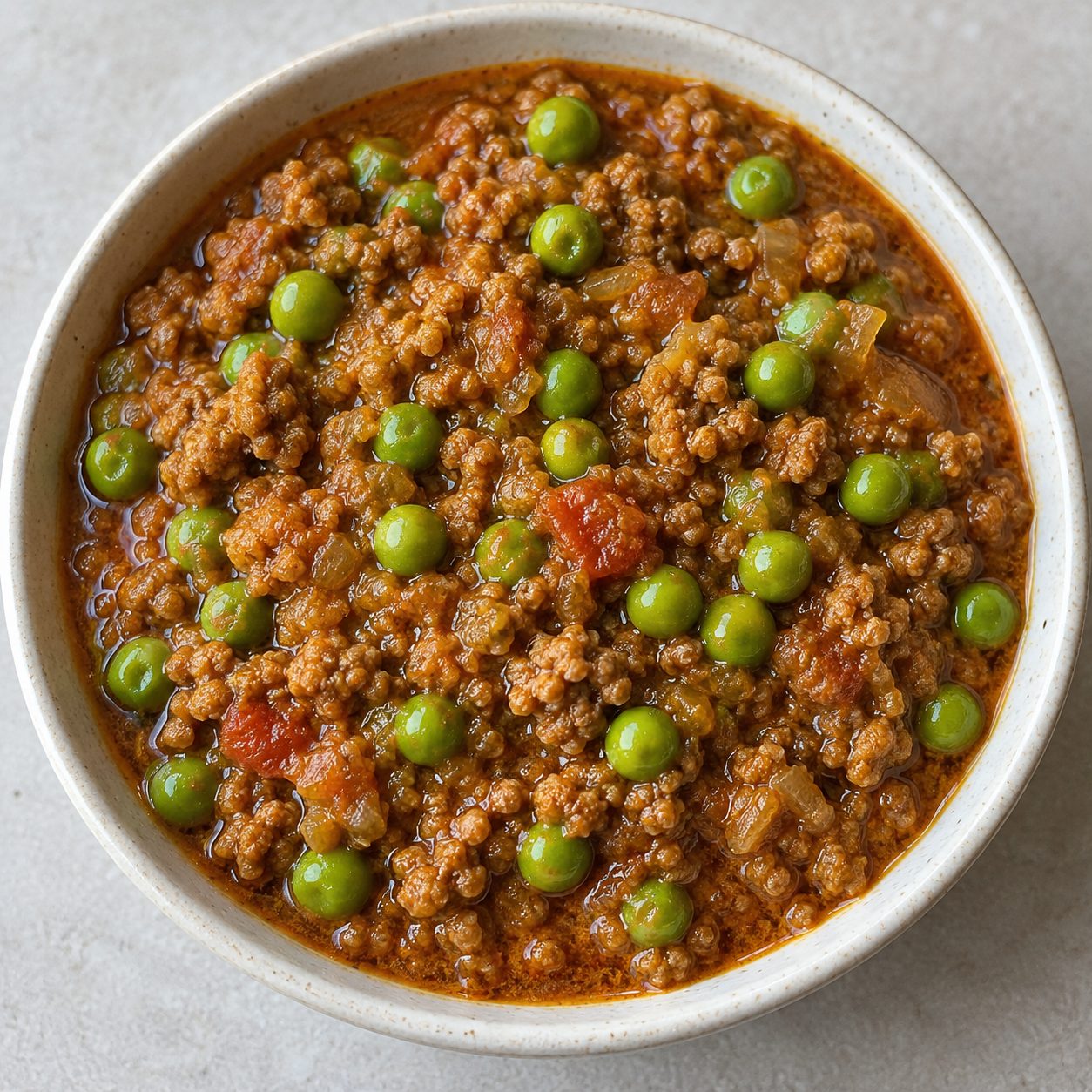 Pea keema curry (Matar keema ki sabzi)