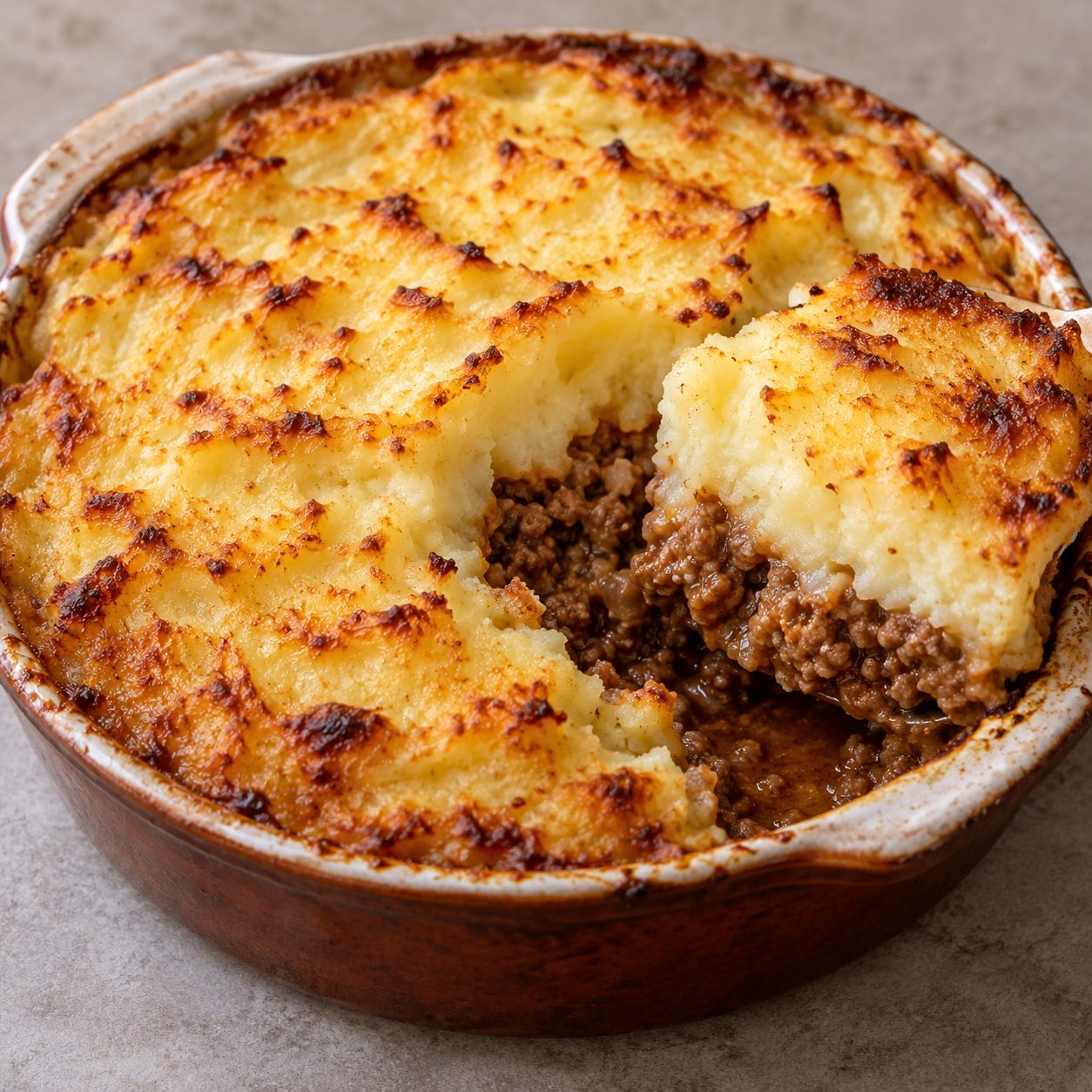 Shepherd's pie (with minced meat)