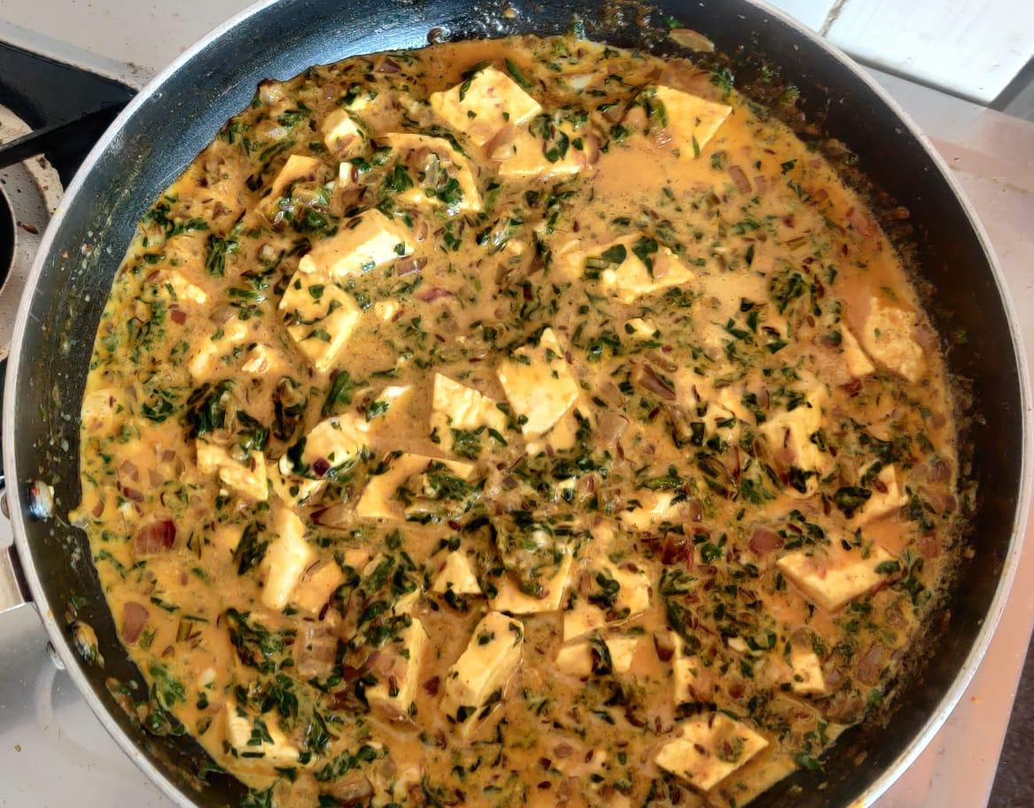 Methi malai paneer