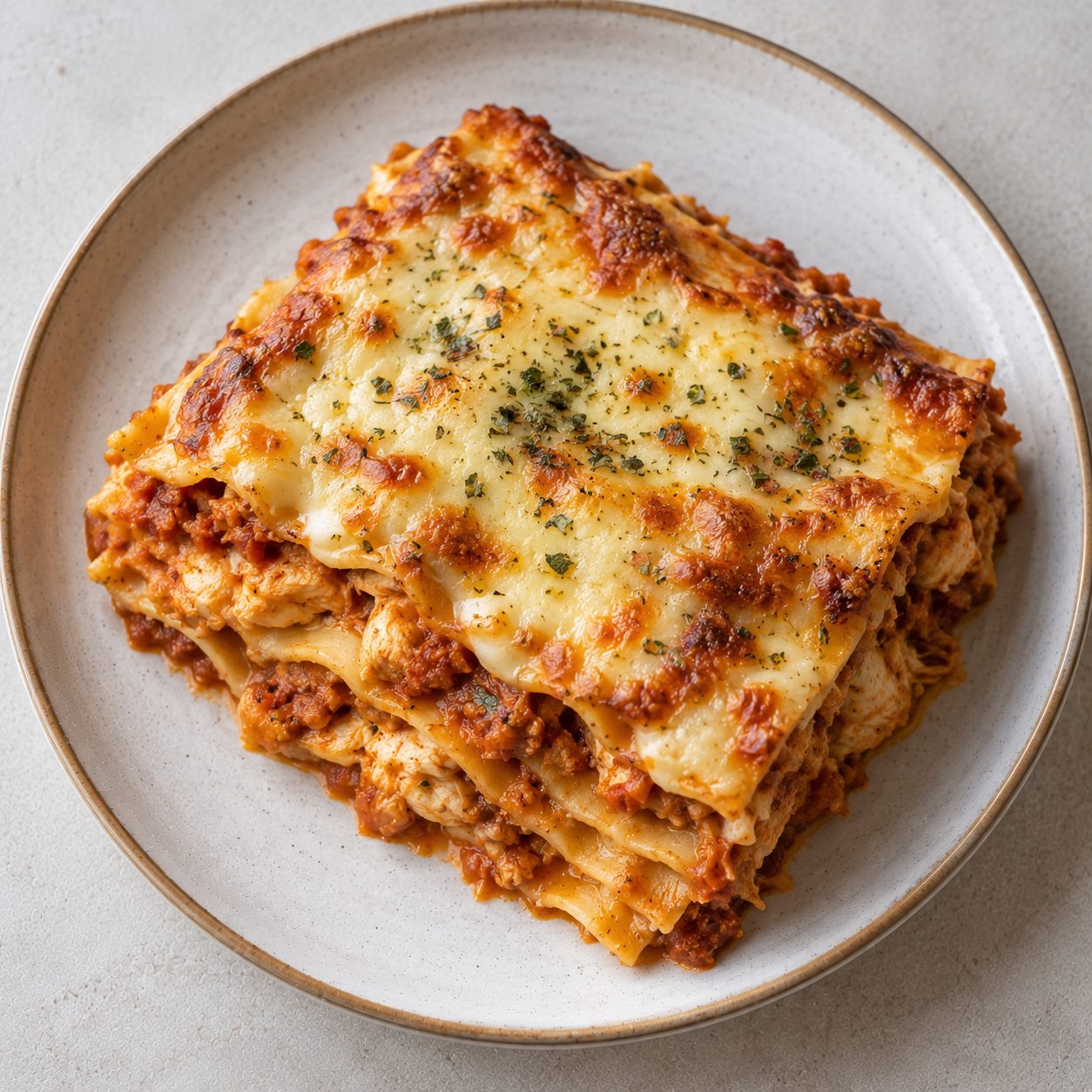 Chicken lasagne